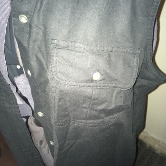 Cabelas Soft Canvas Trail XL black vest - Picture 2 of 4